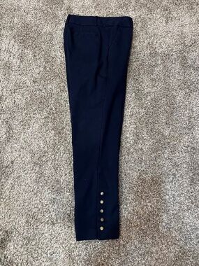 *SIZE 10* TALBOTS NAVY HAMPSHIRE ANKLE PANTS